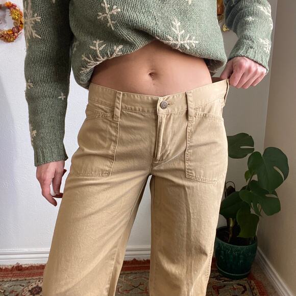 vintage low rise wide leg pants - Picture 5 of 7